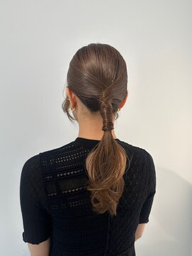 ミンクスオーバー(MINX OVER) 【ヘアセット】タイト編み下ろし