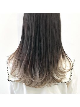 アライブ ハラジュク(ALIVE harajuku) 【ALIVE 夕貴】シルバーベージュグラデーションカラー