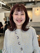 エルメ クラマエ(Elme)&nbsp;ブリーチありバーガンディーカラー