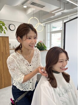 シーズン(SEASON)の写真/髪のお悩みをじっくり相談したい方にオススメ◎女性ならではの目線であなたのカワイイを引き出します☆