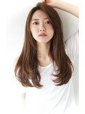 【前髪なし】巻きやすいロングレイヤースタイル/ロミー本厚木