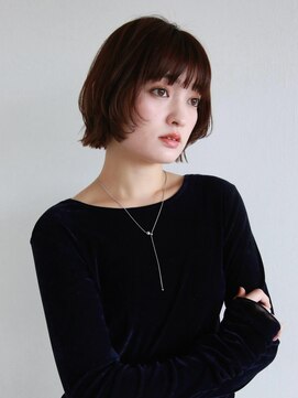 エヌ トーキョー(enu TOKYO) ミニボブ　レイヤーボブ　マロンブラウン