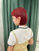 ラモード(LAMODE)&nbsp;レッドカラー×ボブ