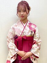 ヘアセットアップス(UP's) 正統派♪卒業式『袴着付け＋清楚ヘアセット』( *´艸｀)可愛い♪