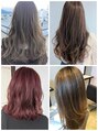 シキ(shiki) bondカラー、クオルシアカラーなどで作りあげるニュアンスカラー