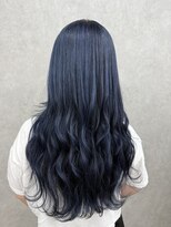 アン ブリーチ 大宮駅東口店(UN BLEACH)&nbsp;ブリーチ1回ネイビーブルーカラー♪♪