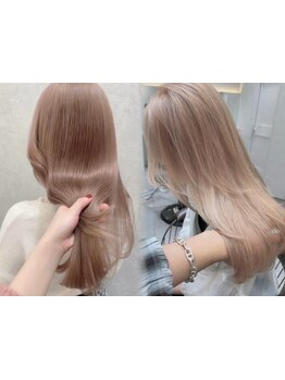 ダメージを抑えた縮毛矯正。毛先の広がりが気になるボブもふわっと丸く自然で綺麗なフォルムに♪[天神大名]