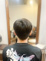 プリバート メンズツーブロックカット