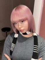 ダズリングディア(Dazzling Deer)&nbsp;くすみピンク/ピンク／ハイトーン／ボブ／大人ボブ/学割