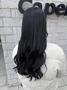 カペリベラ Capelli bella 枚方店 ブルーブラック / 寒色カラー / 艶カラー /暗トーンカラー