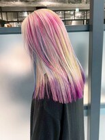 アルバム 渋谷パルコ(ALBUM)&nbsp;ハイトーンロング顔周りレイヤーダブルカラー_ba572091