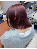 ガーデンヨコハマ(GARDEN YOKOHAMA)&nbsp;チェリーブラウン/ボブ/ハイトーン/ダブルカラー/ブリーチなし