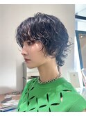 ウルフカットマッシュショートパーマ姫カットレイヤーボブ