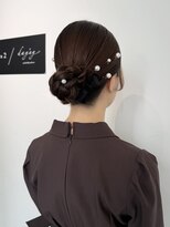 ミンクスオーバー(MINX OVER) 【ヘアセット】タイト×デザインシニヨン