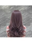 ブリーチなしダブルカラーでラベンダーグレージュ☆
