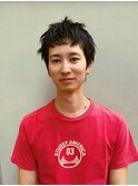 ベリーショート/スパイキーショート/爽やか黒髪