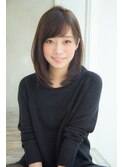 【Un ami】大人かわいい・小顔ナチュラルミディー 松井