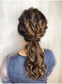 ロングヘアアレンジ＊
