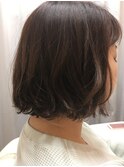 ナチュラルストレート　ボブ　髪質改善
