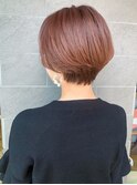 ショート×ベビーピンク