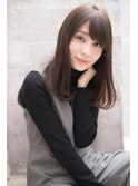 THOiRY大人かわいい小顔バング艶髪ワンカールセミロングby前田