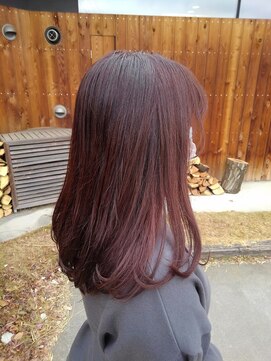 ヘアーギャラリー インディ(hair gallery indy) ピンクベージュ　ピンクブラウン