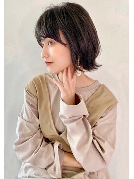 レイラバイアフロート 吉祥寺(Lila by afloat) 切りっぱなし×外ハネボブ【アフロート吉祥寺 緒方】