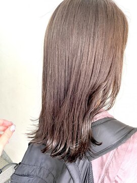 キャンバス バイ ネオリーブ 横浜西口(Canvas by neo.) 柔らかマロンベージュ◎ブラントカット○sn