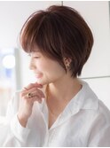 ショートボブ 大人可愛い 美シルエット 青山 表参道 30代40代