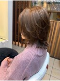 前上がり/外ハネ/大人かわいい/レイヤーカット/小顔/230代40代/