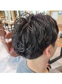 朝のヘアセット3分で完了！！メンズ"癖毛風クールパーマ"