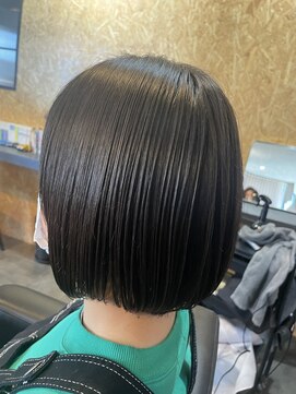 ヘアーメイク アン hair make ANN お手入れ簡単ボブ