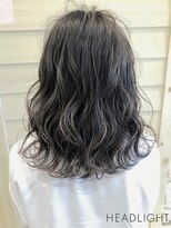 ソーエン ヘアー エイト 札幌駅前店(soen hair eight by HEADLIGHT) ハイライト×アッシュグレイ×デジタルパーマ