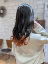 グリー ヘアプロデュース 千葉店(Gree hair produce) テールカラー/裾カラー/1ブリーチ/オレンジ/グラデーション