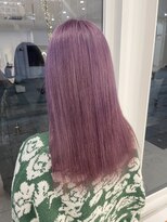 ハイブ 金沢(Hive)&nbsp;ブリーチハイトーンカラー髪質改善ツヤ髪スタイルゆるふわロング