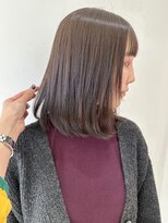 フォーク FOLK&nbsp;【FOLK】透明感ラベンダーブラウン☆似合わせ内巻きボブ♪