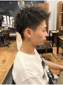 【IRIE HAIR赤坂】ツイストパーマ×アップバング