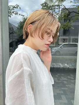 スミス 秋葉原(Smith) ハンサムショート/ミルクティーベージュ/イルミナカラー