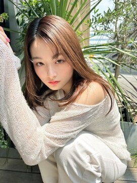 ルービック 難波(Rubik's) ワンホンミディアム_グレージュ_大人かわいい