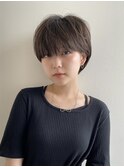 耳かけセット 簡単 丸み ショート 暗髪