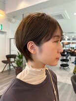 ビューエヒメ(VIEW EHIME)&nbsp;大人ラフウェーブ20代30代40代ボブブラウンスウィングショート