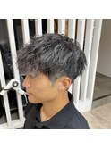マッシュ 波パーマ 刈り上げ