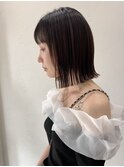 外はね切りっぱなしボブ［新潟/万代］