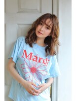 アロマ ヘアー ルーム 新宿3号店(AROMA hair room)&nbsp;ラフにスタイリング☆前髪ありのくせ毛風パーマスタイル☆
