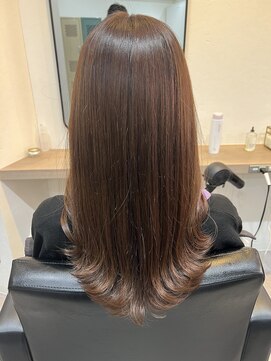 フルール(Fleur) 2023秋冬人気カラー チェリーブラウン ツヤ髪 髪質改善