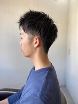 ソイクフ 四条大宮店(SOY-KUFU)&nbsp;【soy-kufu】MEN'S HAIRアッシュブラックマッシュパーマ
