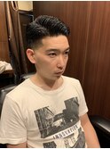 七三/オールバック/フェード/アイロンパーマ/ゆるパン/barber