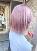 dot.  2ブリーチで作るピンクカラー