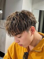 キングオブヘア バイ ノイズ 梅田茶屋町店(KING of hair by NOISM) NOISM*メッシュスパイラルパーマ刈り上げマッシュスタイル