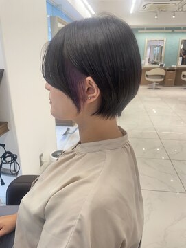 アッシュ 下北沢店(Ash) イヤリングカラー×ショートヘア